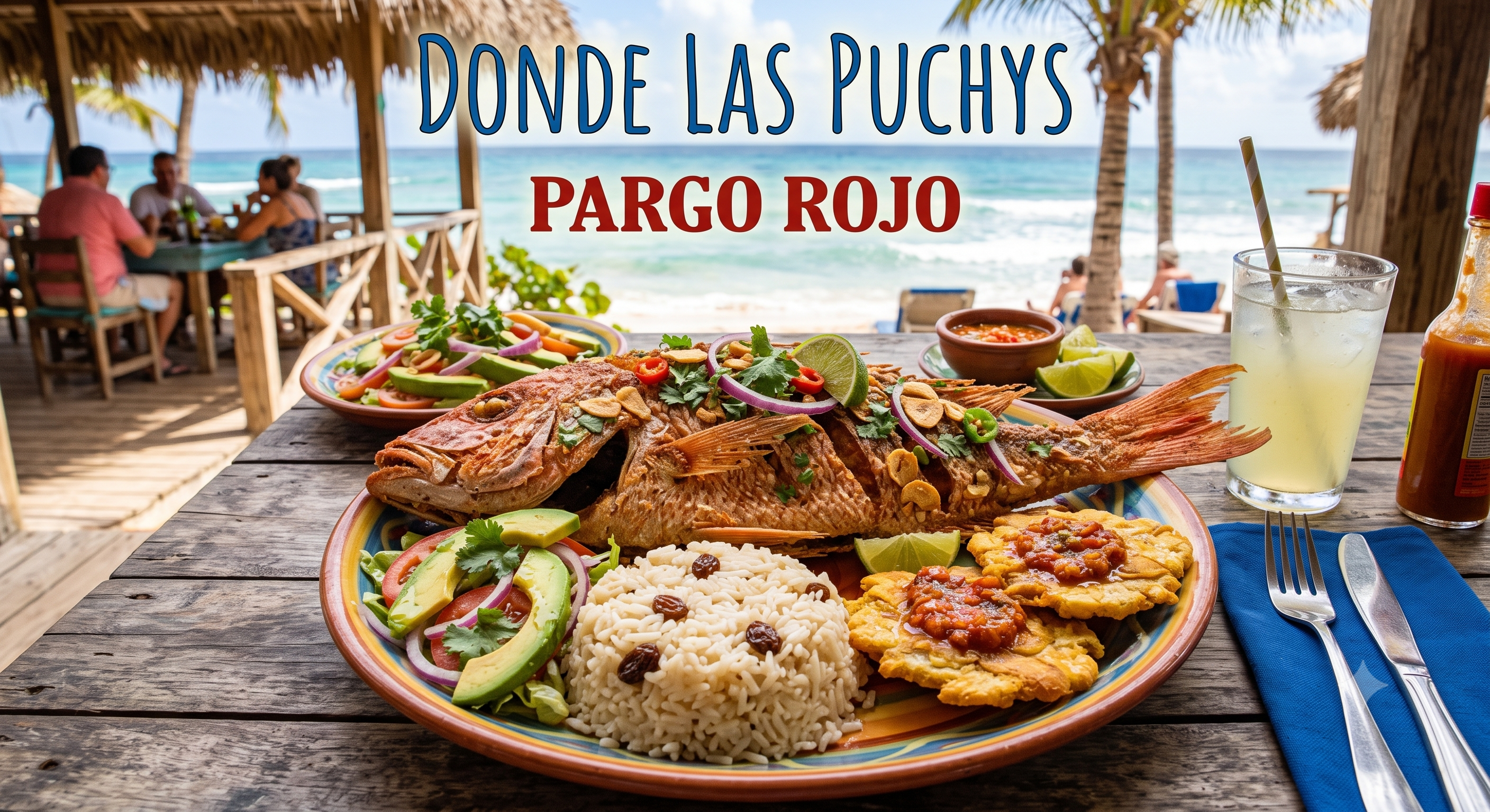 PLAYAS SOLINILLA RESTAURANTE LAS PUCHYS PESCADO PARGO ROJO