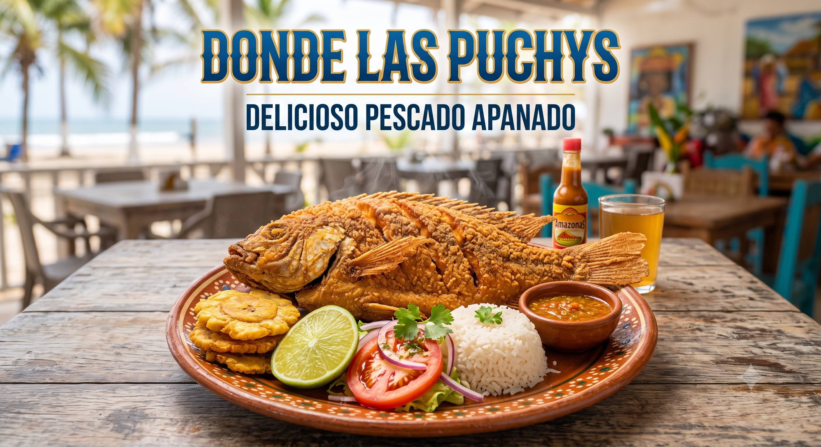 PLAYAS SOLINILLA RESTAURANTE LAS PUCHYS FILETE PESCADO APANADO