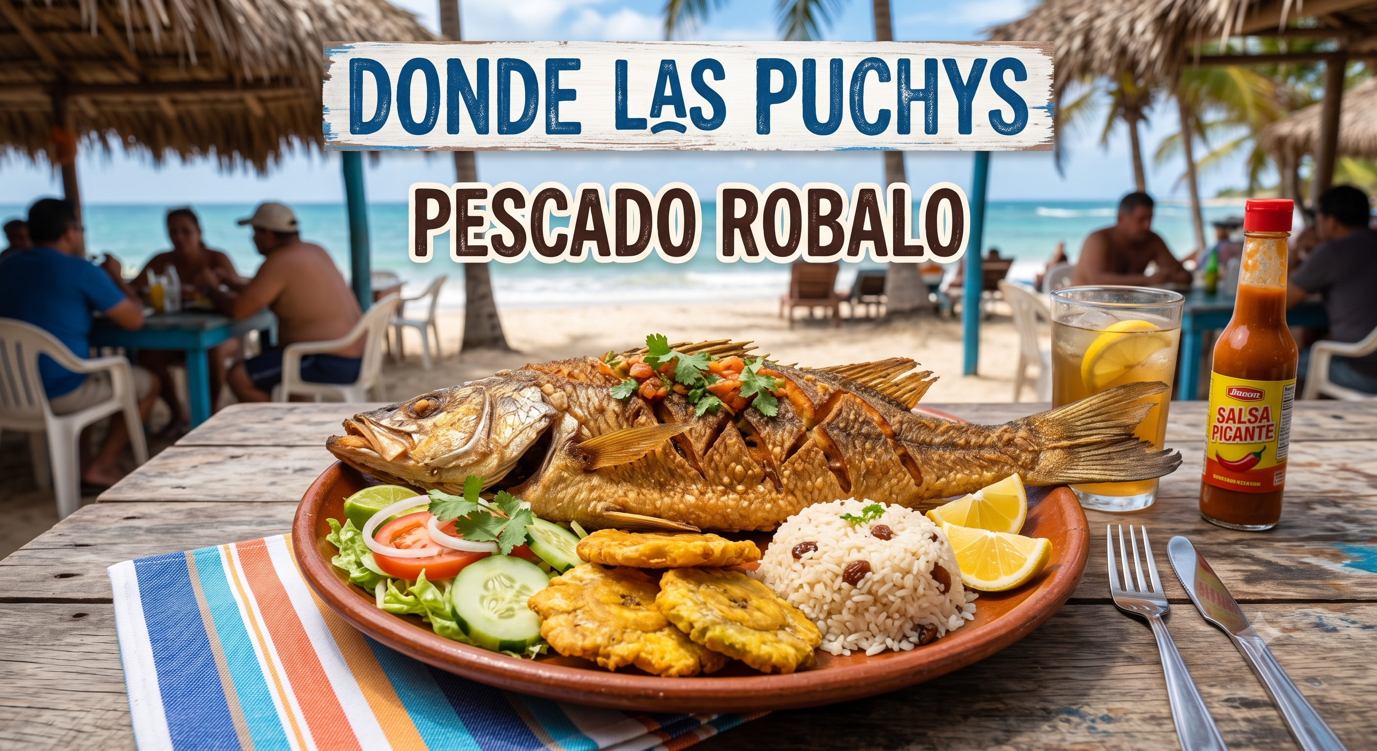 PLAYAS SOLINILLA RESTAURANTE LAS PUCHYS PESCADO ROBALO